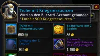 Teaser Bild von WoW: Kriegsressourcen mit Patch 8.1.5 handelbar