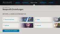 Teaser Bild von Battle.net Betaprofil-Einstellungen hält Platzhalter für neues Spiel bereit