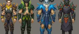 Teaser Bild von Haranir-Rüstungen und Waffen aus den Midnight-Dungeons in WoW