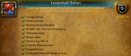 Teaser Bild von Erfolgsguide: Lorenhall-Safari – Patch 11.1