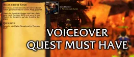 Teaser Bild von Voiceover – Das Quest Must have Addon
